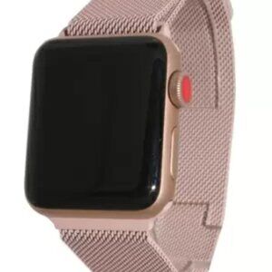 Nimitec Mesh Apple Watch Replacement Band in Pink Sizes 38/40mm